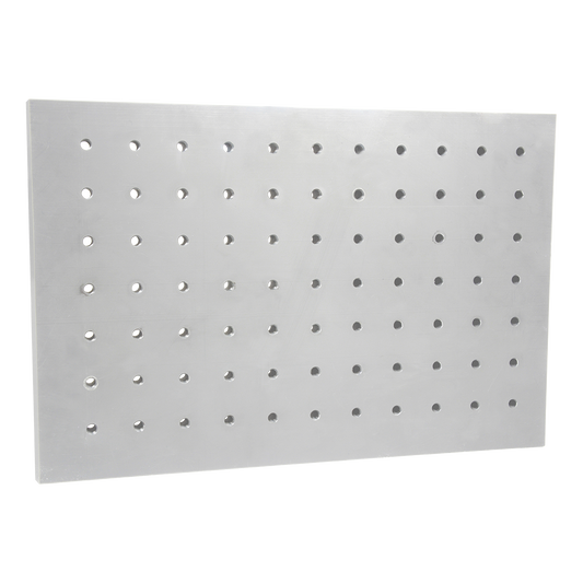 PVC plate with precise perforations