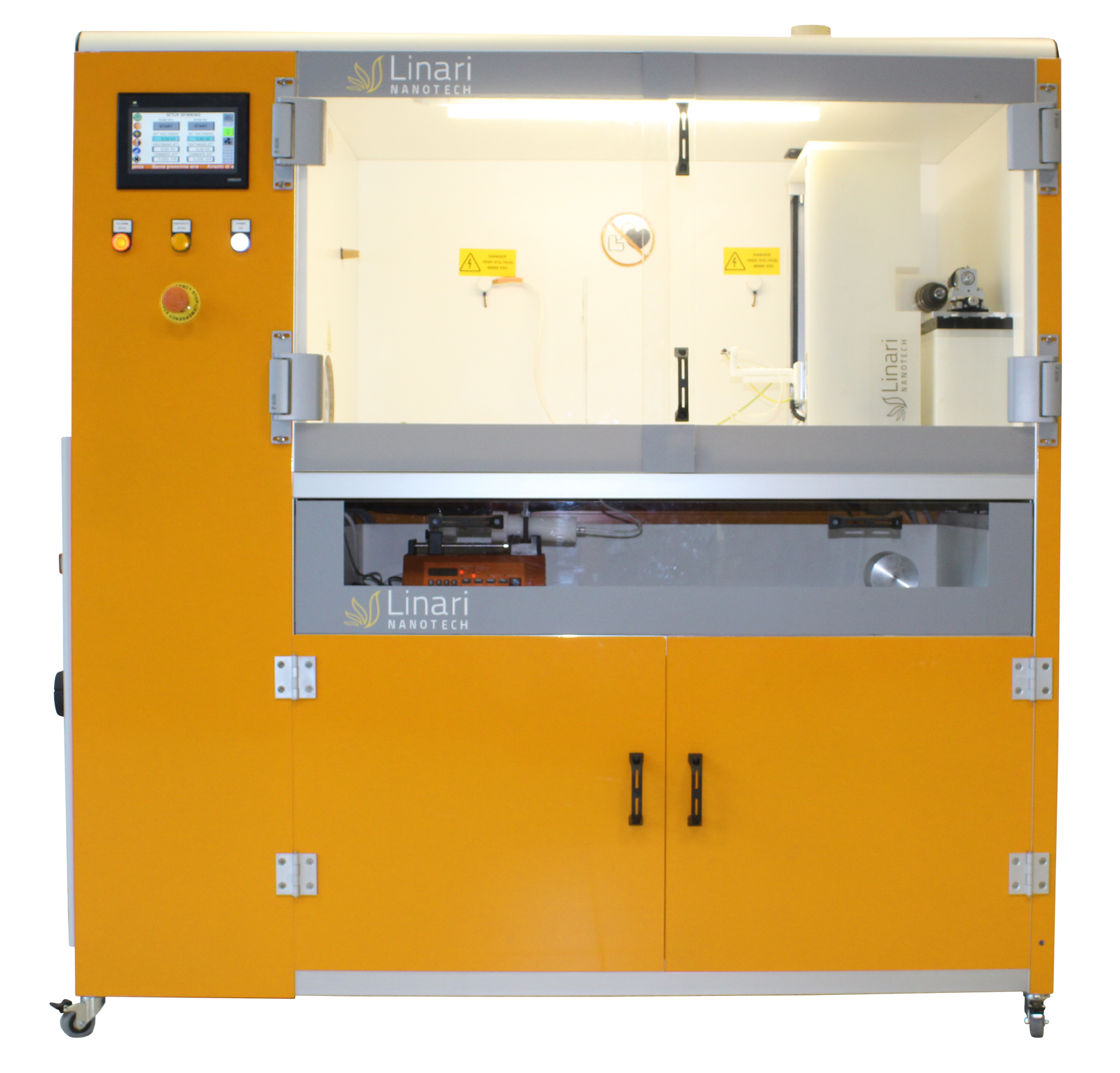All In One modular R&D electrospinning system, 40 kV, multi-collector