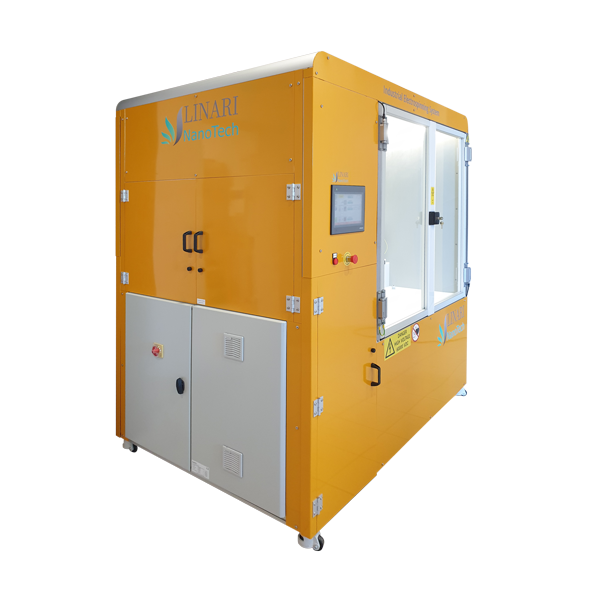 Control cabinet side of the Pure Spinner electrospinning system