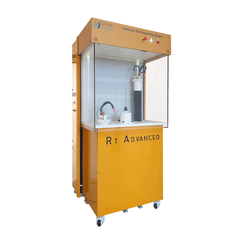 RT Advanced industrial electrospinning system, up to 8 materials, 60 kV