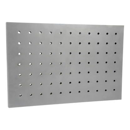 Aluminium plates with precise perforations